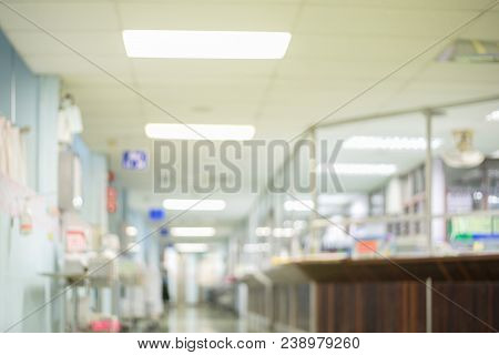 Blurred Background :  Filter Patient Waiting For See Doctor.