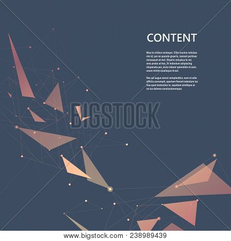 Chemistry, Technology, Science, Biology, Neuron, Atom, Molecule Abstract Design
