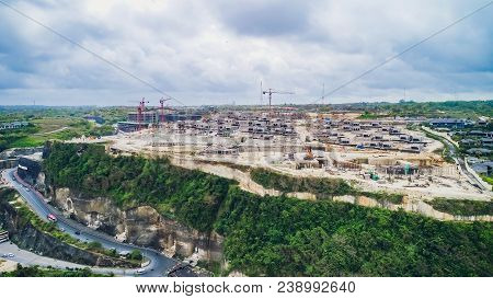 Aerial View Of A Pandawa Beach Bali Asia