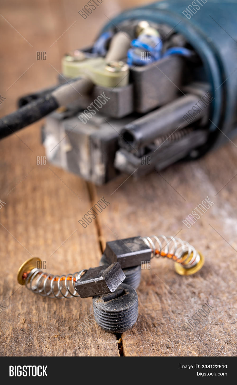 Brushes Electric Motor Image & Photo (Free Trial) Bigstock