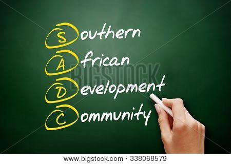 Sadc - Southern African Development Community Acronym, Business Concept Background