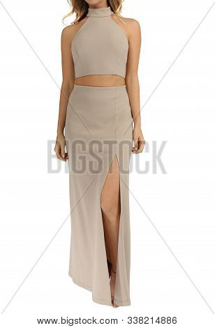 Great Cocktail Dress, Girl In Mind Nude Lace Midi Dress For Girls, Cocktail Dress Photo Shoot Fashio