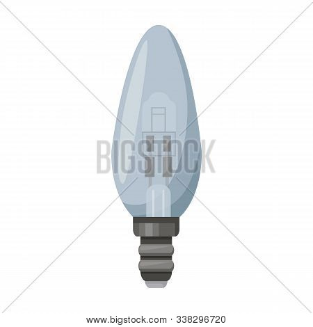 Iight Bulb Vector Icon.cartoon Vector Icon Isolated On White Background Light Bulb.