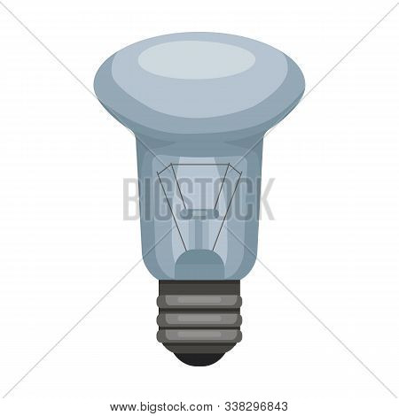 Iight Bulb Vector Icon.cartoon Vector Icon Isolated On White Background Light Bulb.