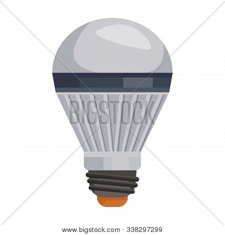 Iight Bulb Vector Icon.cartoon Vector Icon Isolated On White Background Light Bulb.