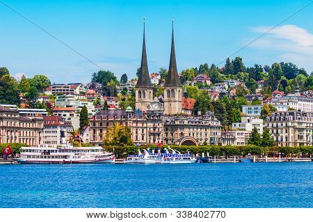 Church Of St. Leodegar Or Hofkirche St. Leodegar Is A Roman Catholic Church In The City Of Lucerne, 