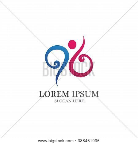 Health People Live  Logon Vector Symbol
