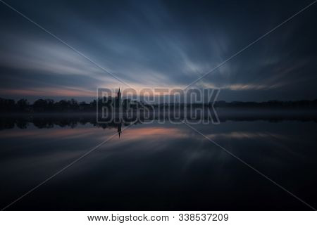 Blue Hour In The Feldberger Seenlandschaft (germany)