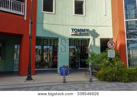 Curacao-11/3/19: Tommy Jeans Retail Clothing Store Storefront In The Shopping District In Curacao.