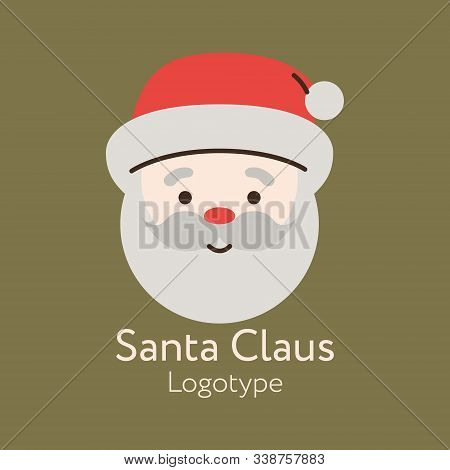 Christmas Flat Icon Logotype. Vector. Cartoon. Flat