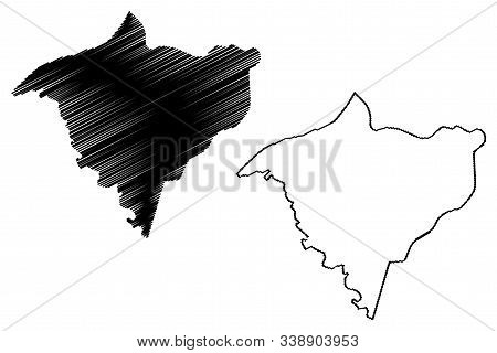Gorgol Region (regions Of Mauritania, Islamic Republic Of Mauritania) Map Vector Illustration, Scrib