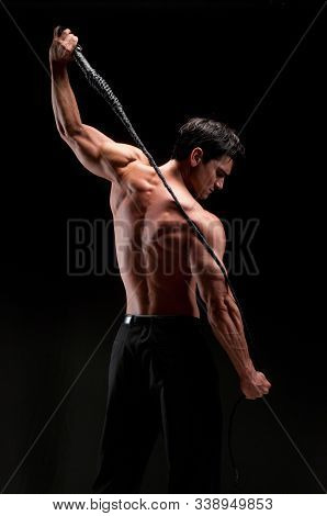 The Hot Looking Guy Poses For The Photo.