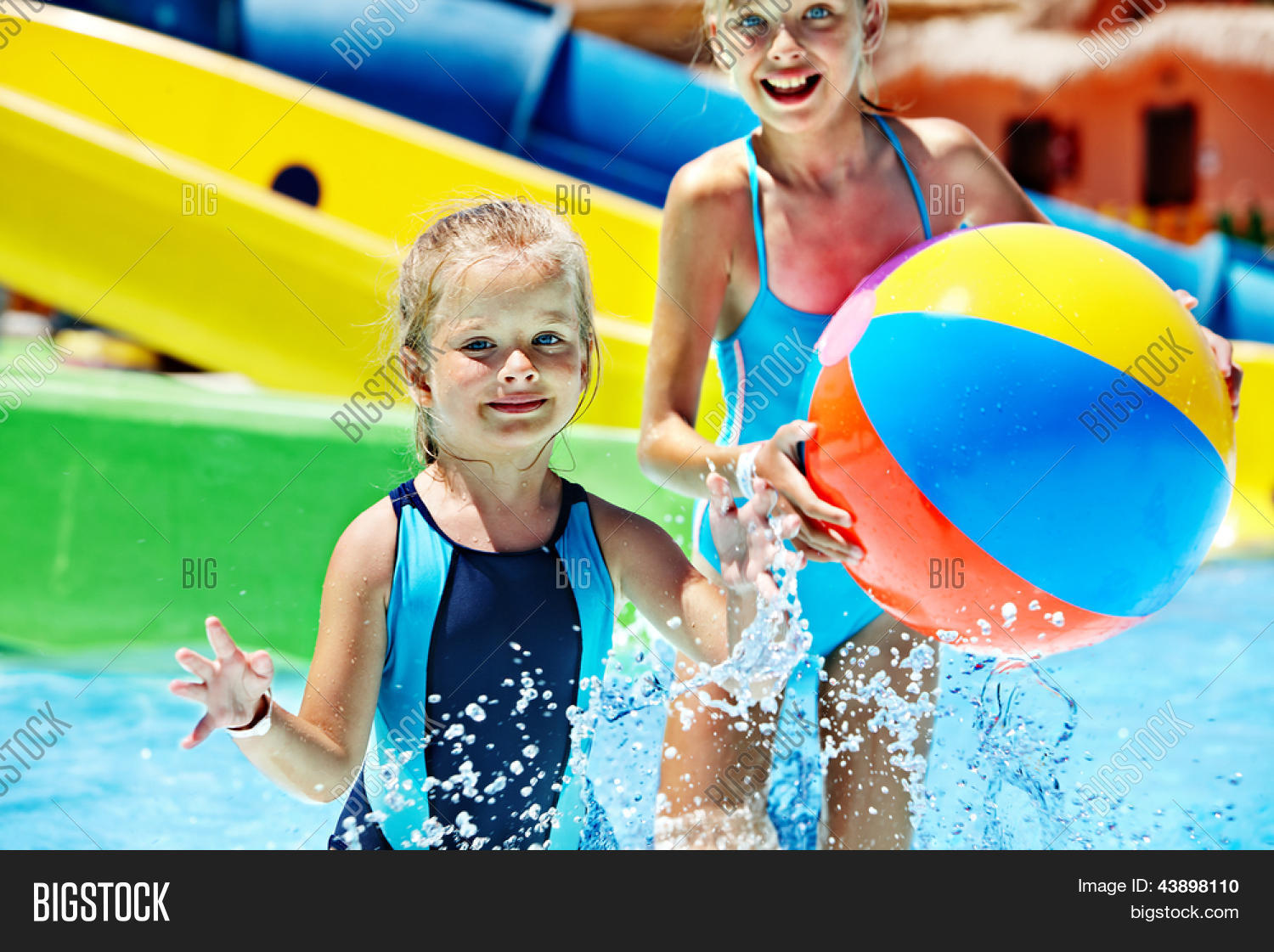 Little Girl On Water Image & Photo (Free Trial) Bigstock