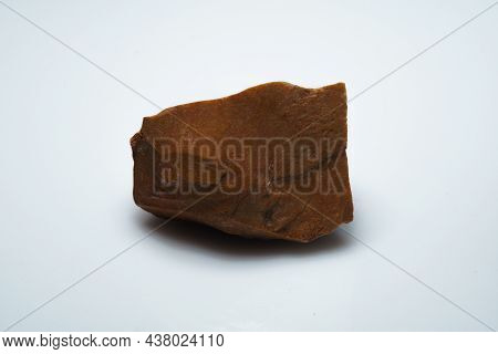 Natural Jasper Mukaite Ore On The Background