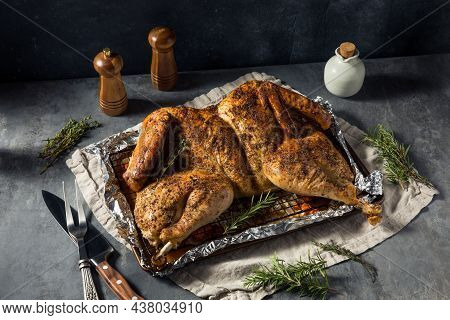 Healthy Homemade Spatchcocked Turkey