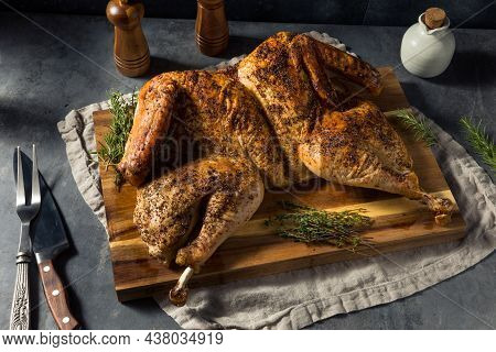 Healthy Homemade Spatchcocked Turkey