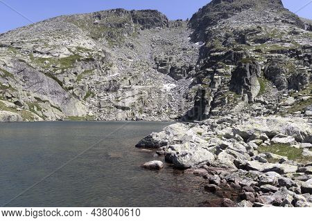 Landscape Of Rila Mountain Near The Scary Lake, Bulgaria