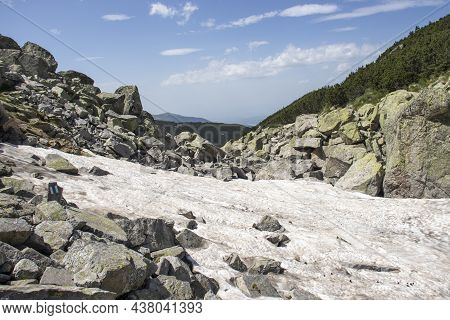 Landscape Of Rila Mountain Near The Scary Lake, Bulgaria