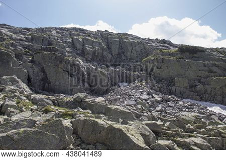 Landscape Of Rila Mountain Near The Scary Lake, Bulgaria