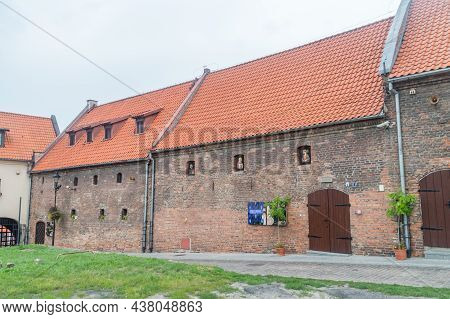 Grudziadz, Poland - July 26, 2021: Historic Granary In Grudziadz.