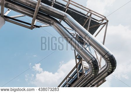Cooling Chiller Systems Or Steam Pipeline And Insulation Of Manufacturing Oil And Gas Industrial, Pe