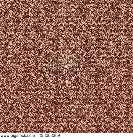 Genuine Shagreen Leather. Textured Background Of Shagreen Leather Close-up. 3d-rendering