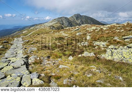 Derese Hill, Low Tatras Mountain, Slovak Republic. Hiking Theme. Seasonal Natural Scene.