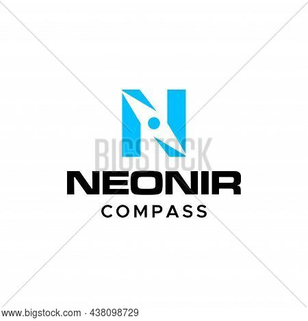 Bold And Unique Logo About The Letter N And The Compass Symbol.
Eps 10, Vector.