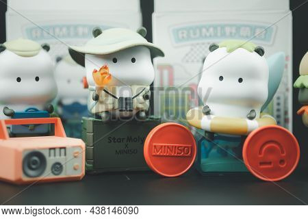 Bangkok, Thailand - November 1, 2021 : Selective Focus In A Cute Star Moly Tuo Tuo Wonder Ride Serie