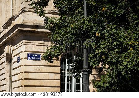 Cours Du Chapeau-rouge At The Back Of The Opera National Of Bordeaux, France