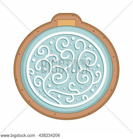 Gingerbread Christmas Tree Toy Christmas Cookies. Vector Illustrations