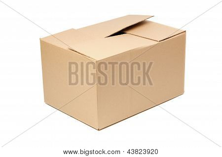 Boîte en carton, isolé on white