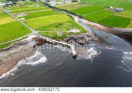 The Easky Pier And Castle In County Sligo - Republic Of Ireland