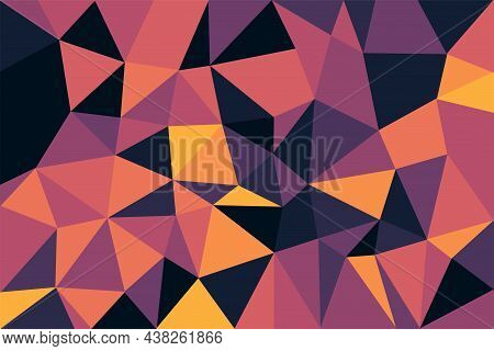 Triangular Geometric Low Poly Graphic Background
Colorful Abstract Vector Illustration: