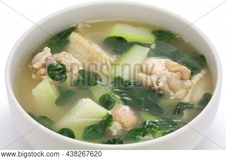 Tinolang Manok, Filipino cuisine, chicken green papaya moringa soup