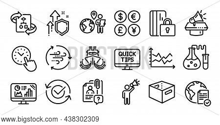 Brand Ambassador, Ship And Wind Energy Line Icons Set. Secure Shield And Money Currency Exchange. Ch