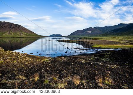 2021_08_10_snaefellsnes Reflections Between Lava Fields And Mountains