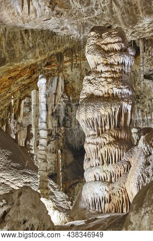 Campanet Caves In Mallorca. Geological And Mineral. Balearic Islands. Spain