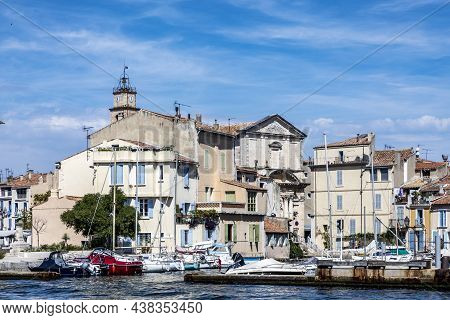 Martigues, France - August 15, 2017: View To Scenic Old Village Of Martigues At The French Riviera W