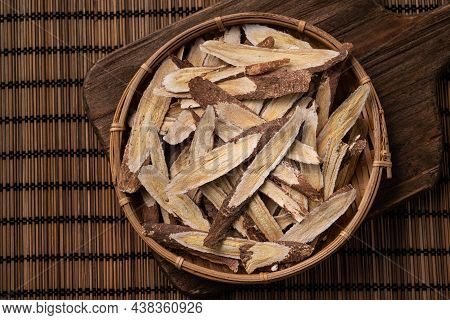 Chinese Herbal Medicine Astragalus Root.
