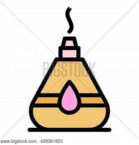 Smoking Diffuser Icon. Outline Smoking Diffuser Vector Icon Color Flat Isolated