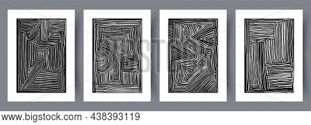 Printable Wall Art Vector Poster Set Vector.