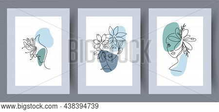 Abstract Vector Wall Art Background. Minimalistic Abstract Wall Art Background For Print. Scandinavi