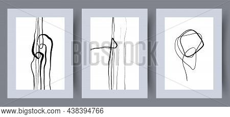 Abstract Vector Wall Art Background. Minimalistic Abstract Wall Art Background For Print. Scandinavi