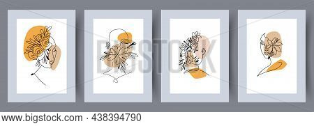 Abstract Vector Wall Art Background. Minimalistic Abstract Wall Art Background For Print. Scandinavi