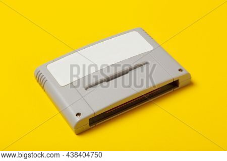 Game Cartridge With Blank Label For Game Console