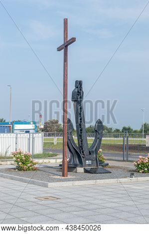 Torun, Poland - July 26, 2021: Anchor From Ms Solidarnosc Ship.