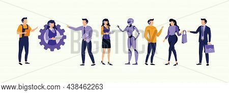People Illustration Business Man And Business Woman Exclusive Design Inspiration