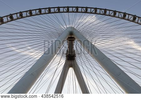 Dubai, Uae, October 28 2021, Ain Dubai, View From Ground.