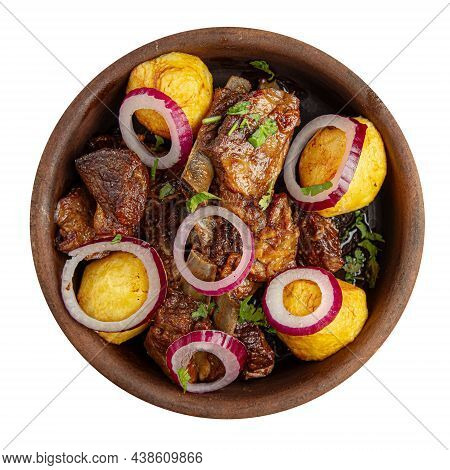 Georgian National Dish Ojahuri With Beef Meat